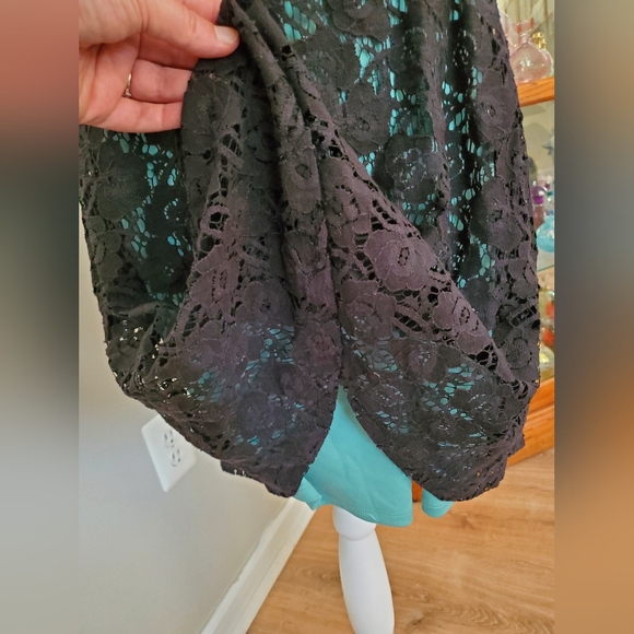 NWT Emma & Michele Lace Overlay Dress Size 16 - Picture 4 of 10